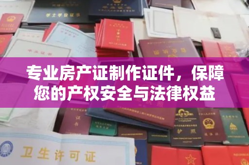 积石山专业房产证制作证件，保障您的产权安全与法律权益