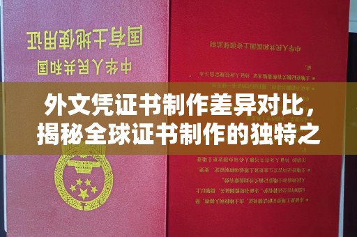 积石山外文凭证书制作差异对比，揭秘全球证书制作的独特之处